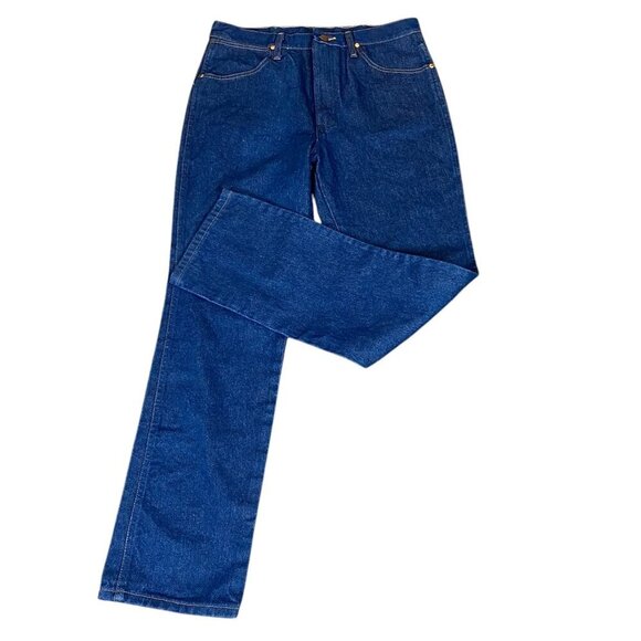 New w/o Tag Wrangler Men's Rigid Slim Cowboy Cut Jeans 33 x 33" 100% Cotton #52X - Picture 4 of 7